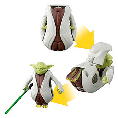 Планета Игрушек Star Wars Bandai 84646 Звездные Войны Яйцо-Трансформер Йода, фото 3
