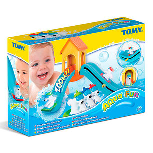 TOMY BathToys T71162 Томи Игрушки для ванны Полярные Медведи-Сноубордисты, фото 2