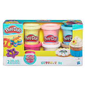 Play-Doh B3423 Игровой набор из 6 баночек с конфетти, фото 2