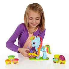 Play-Doh B0011 Игровой набор Стильный салон Рэйнбоу Дэш, фото 3