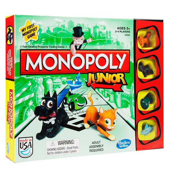 Monopoly A6984 Настольная игра Моя первая Монополия - фото 2 - id-p98604214