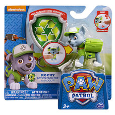 Фигурка Paw Patrol 16600 Щенячий патруль Спасатель с рюкзаком-трансформером, фото 3