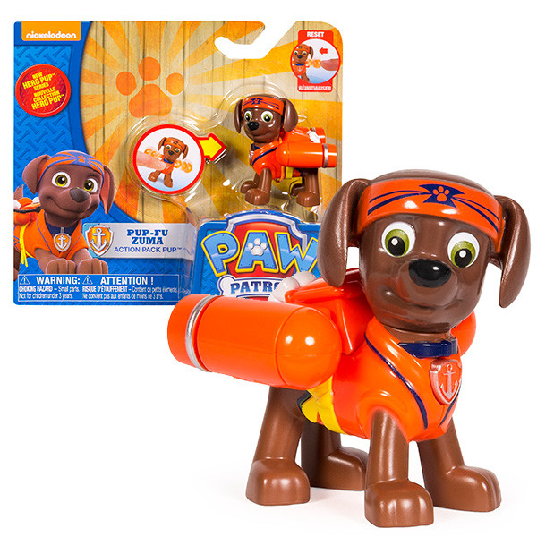 Paw Patrol 16655 Щенячий патруль Фигурка спасателя с рюкзаком-трансформером - Новые герои, в ассорт. - фото 7 - id-p98604412