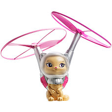 Планета Игрушек Barbie DWD24 Барби Кукла с летающим котом Попкорном из серии "Barbie и космические приключения", фото 3