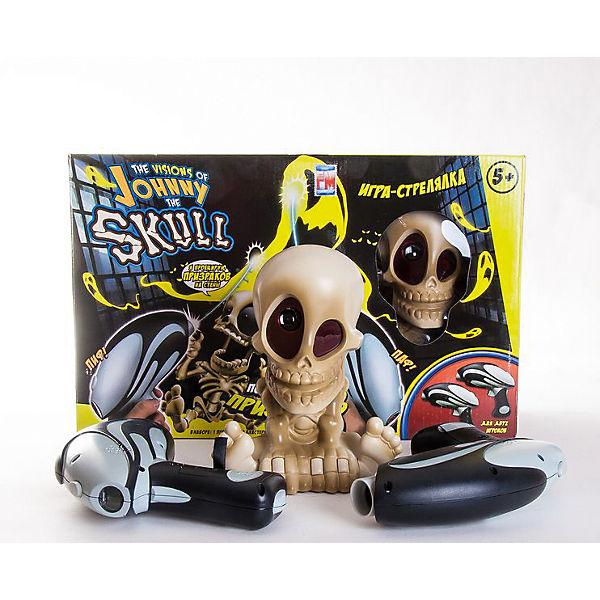 Интерактивная игрушка Johnny the Skull 0669-2 Проектор Джонни Череп с двумя бластерами - фото 1 - id-p98603601