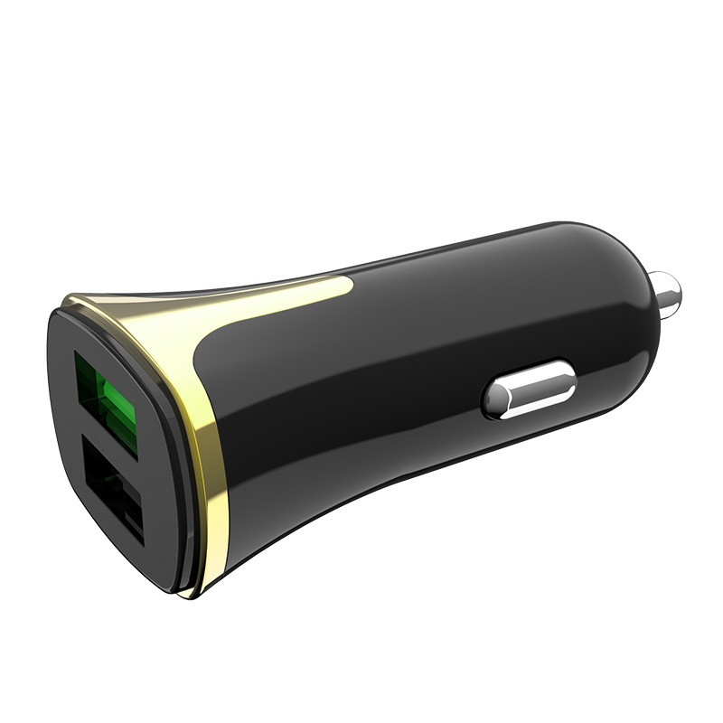 Автомобильное зарядное устройство Hoco Z31 Universe QC3.0 + кабель type-c, 2USB, 3.4A макс - фото 2 - id-p111021831