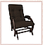 Кресло-качалка глайдер модель 68 каркас Орех ткань Мальта-15, фото 2