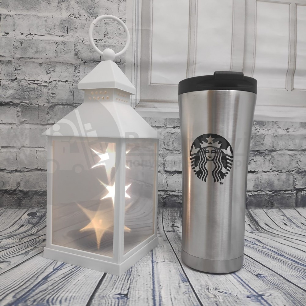 Термокружка Starbucks King Star, 500 мл Светлый металл с логотипом Starbucks - фото 6 - id-p109389271