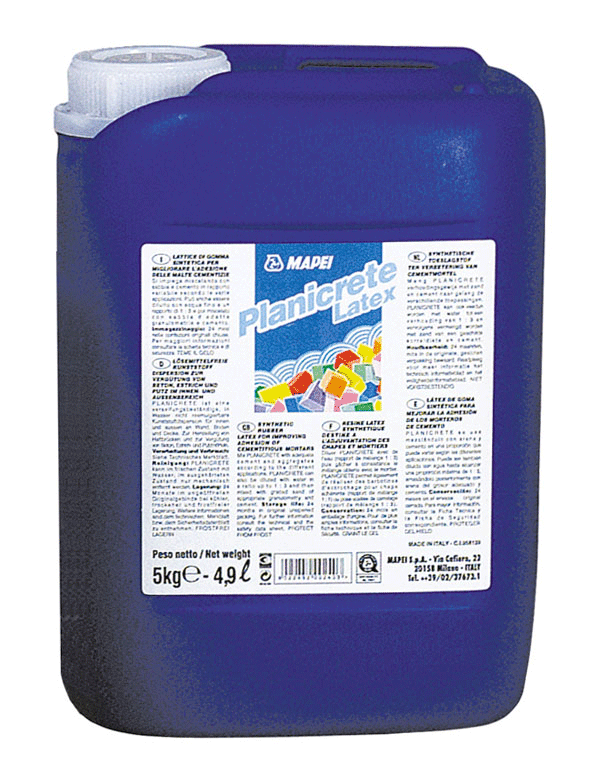 Латексная добавка MAPEI Planicrete, 10 кг