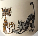 Чашка с блюдцем Весёлые коты, фото 3