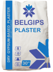 Штукатурка Белгипс Пластер, 30 кг, гипсовая белая, BELGIPS PLASTER
