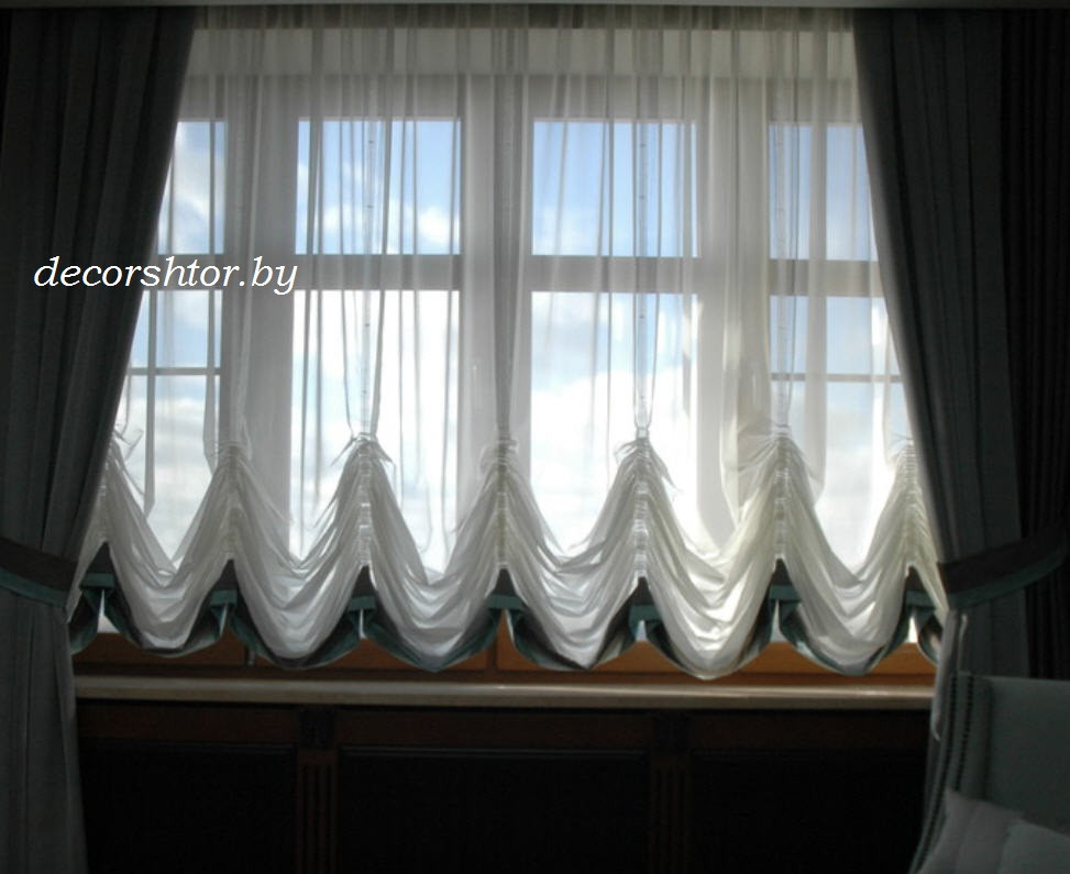 Оформление окна спальни в венецианском стиле - фото 3 - id-p111034281