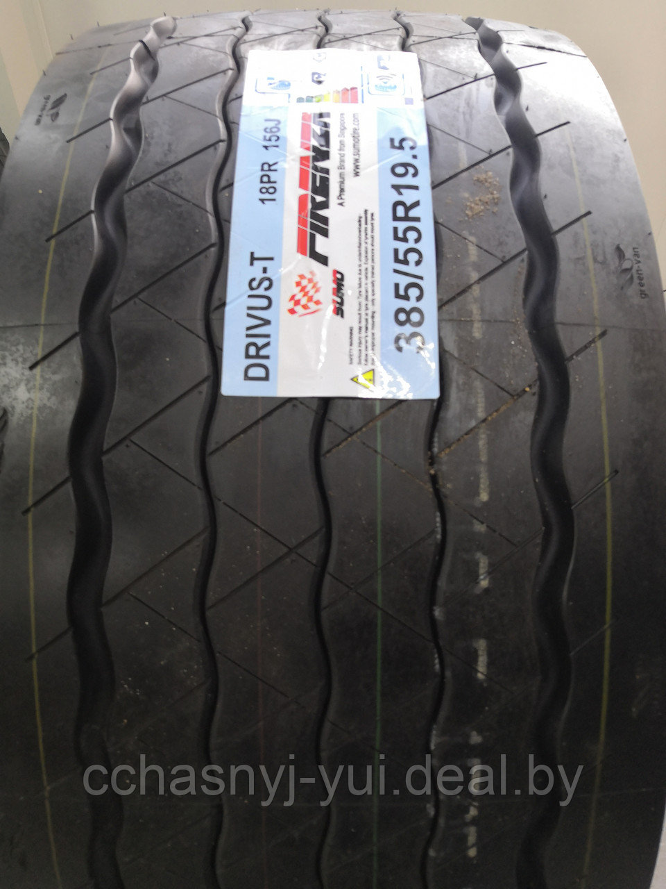 Шина грузовая 385/55R19.5 Sumo Firenza DRIVUS-T на прицеп