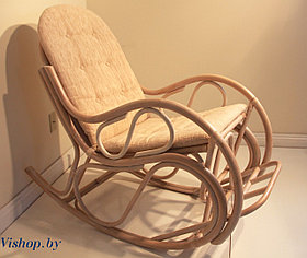 Кресло-качалка с подушкой МР 05/04 белый