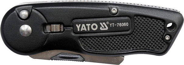 Нож с выдвижным трапециевидным лезвием, YATO, фото 3