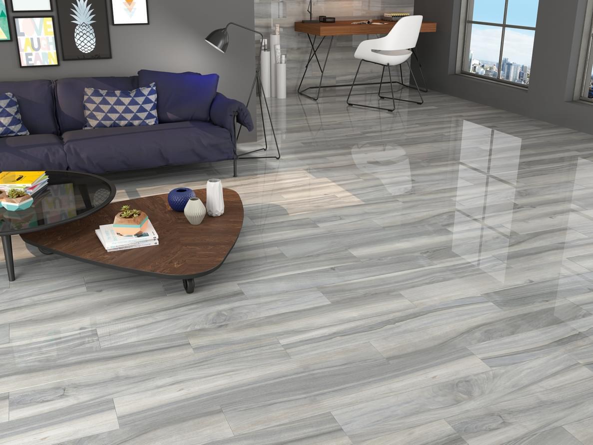 Керамогранит APE Ceramica Chevron Project White 9.8х46.5