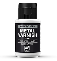 Лак глянцевый быстросохнущий Metal Color, 32мл, Vallejo V-77657 Лак глянцевый быстросохнущий Metal Color, 32мл, Vallejo