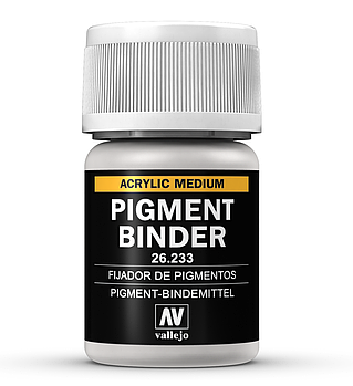 Фиксатор/связующее для пигментов PIGMENT BINDER, 35мл, Vallejo