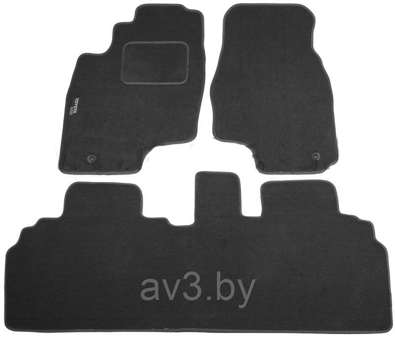 Коврики в салон ВОРСОВЫЕ Toyota Previa 2 2000-2005 / Duomat