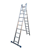 Двухсекционная лестница-стремянка Динко  2х8