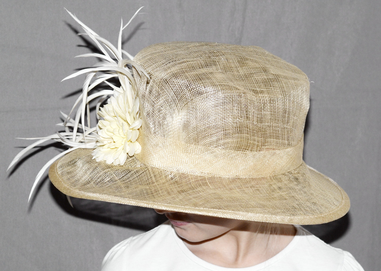 Ретро-Шляпка элегантная с перьями - фото 3 - id-p111064917