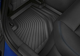 Резиновые оригинальные задние коврики BMW G20 3 серия, Anthracite (2шт)