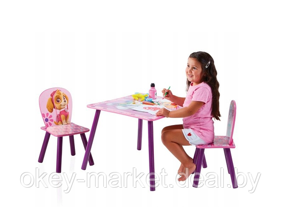 Журнальный столик со стульями для детей  Минни Маус  8973, фото 3