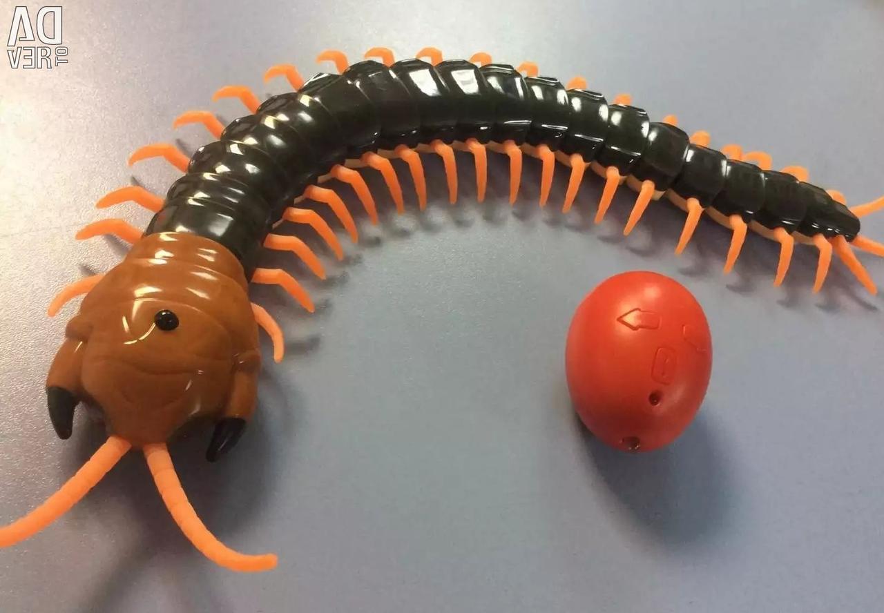 Змея многоножка SCOLOPENDRA на инфракрасном управлении с пульта в виде змеиного яйца - фото 3 - id-p111090512
