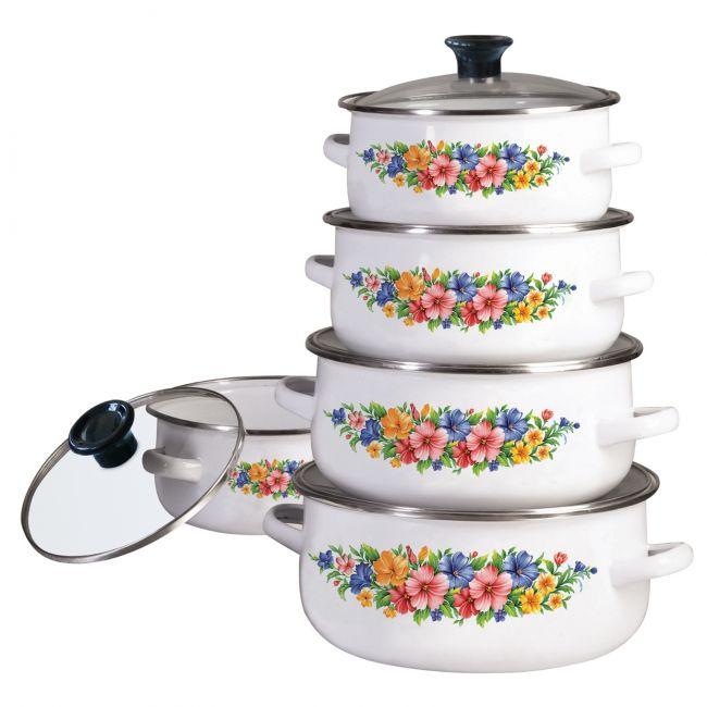 Набор эмалированной посуды для готовки KLAUSBERG (10 предметов)