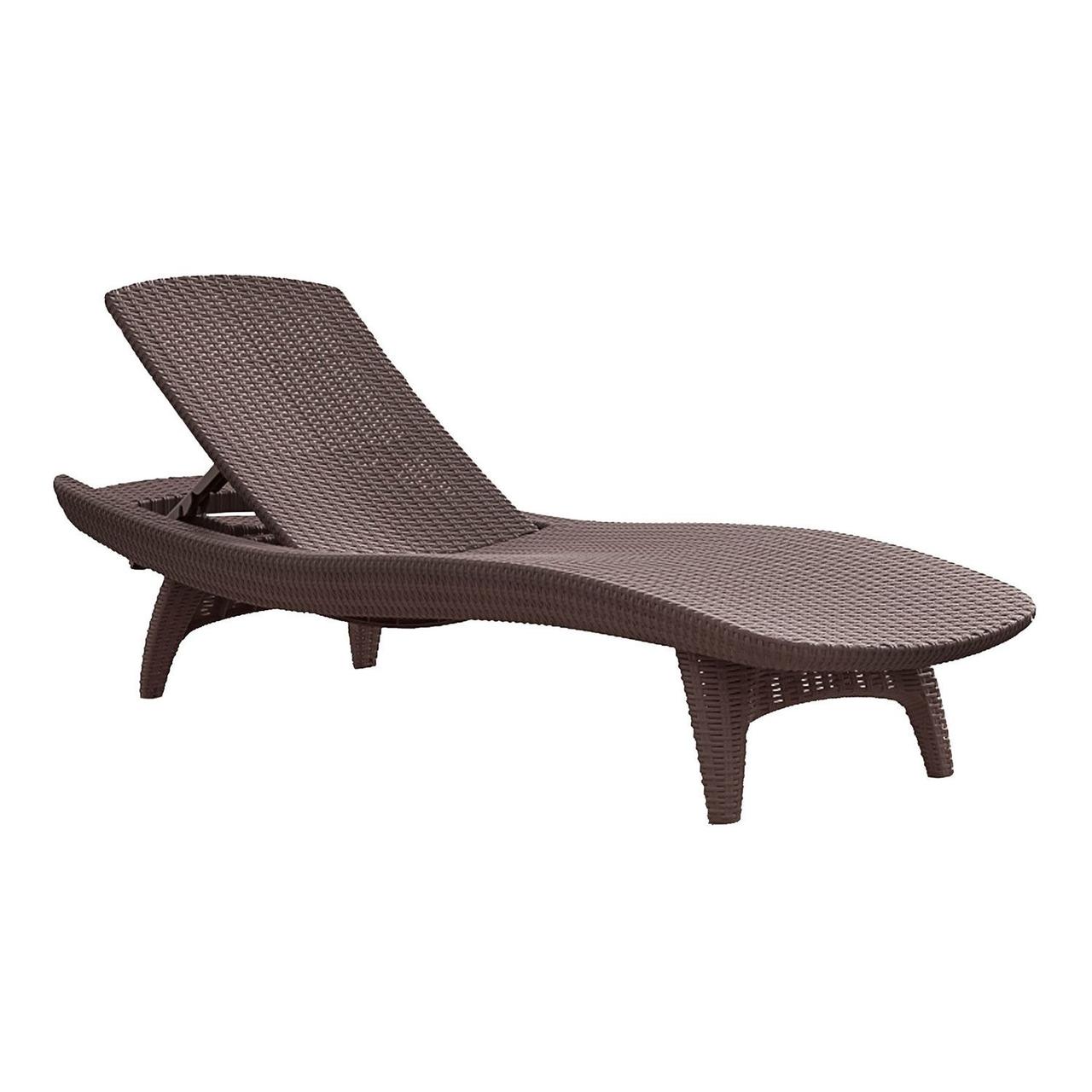 ШЕЗЛОНГ KETER SUN LOUNGER PACIFIC коричневый - фото 1 - id-p111091049