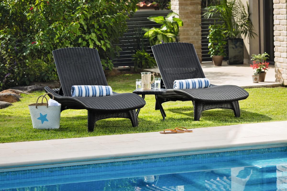 ШЕЗЛОНГ KETER SUN LOUNGER PACIFIC коричневый - фото 3 - id-p111091049