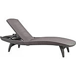 ШЕЗЛОНГ KETER SUN LOUNGER PACIFIC графит, фото 4