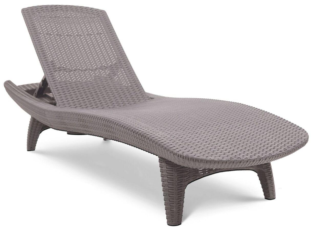 ШЕЗЛОНГ KETER SUN LOUNGER PACIFIC капучино - фото 1 - id-p111092076