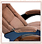 Кресло-качалка модель 4 каркас Венге ткань Verona Brown без лозы, фото 5
