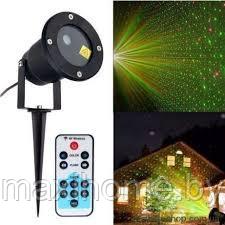 Лазерный проектор (Уличный) Laser Light Металлический корпус - фото 1 - id-p111068168