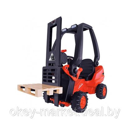 Детский вилочный трактор погрузчик педальный Linde Forklift Big 56580, фото 2