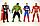 Игровой набор Мстителей 4 героя(Тор, Халк, Капитан Америка, Железный Человек) + щит капитана америка, фото 2