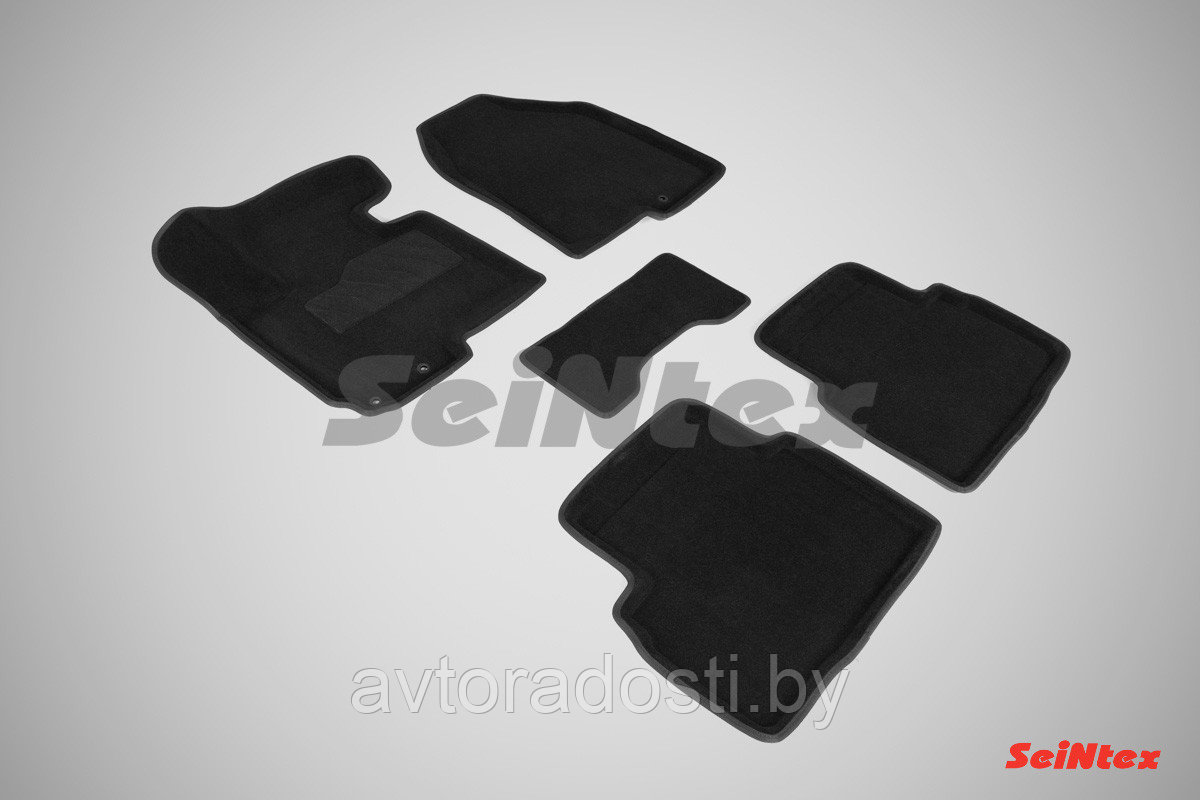 3D коврики ворсовые для Kia Sportage (2010-2015) Hyundai ix35 / Киа Спортейдж [82158] (SeiNtex)