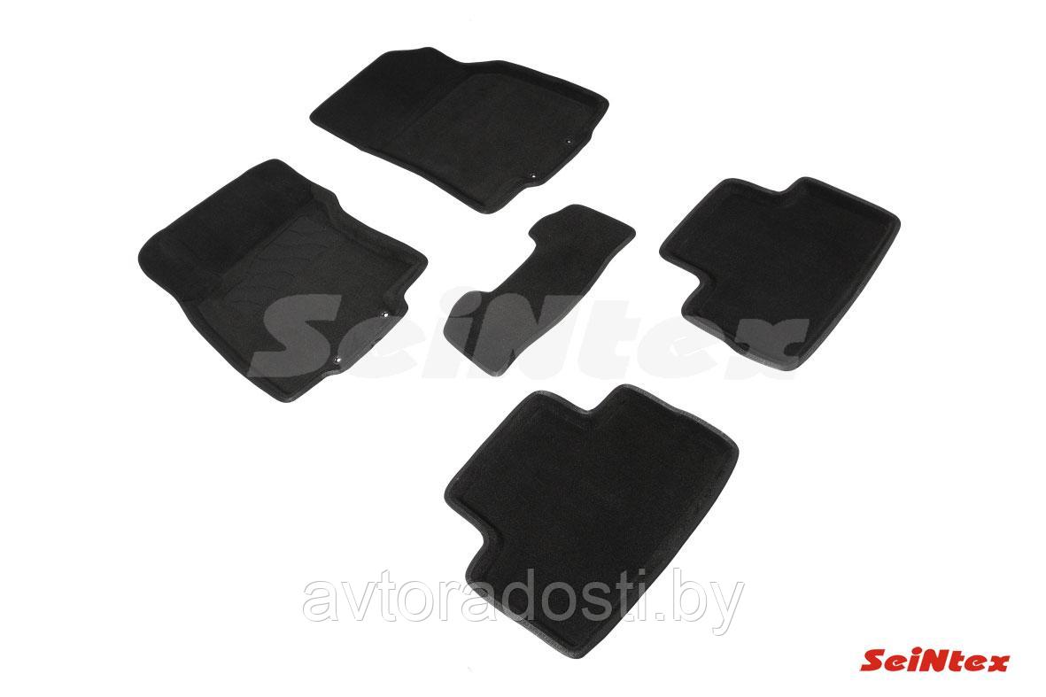 3D коврики ворсовые для Nissan Qashqai II (2014-) Российская сборка / Кашкай [87228] (SeiNtex)