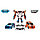 529 Робот, робот-Трансформер Тобот «Champion» 3 в 1, тобот тритан 20 см, робот + 3 машинки tritan champion, фото 3