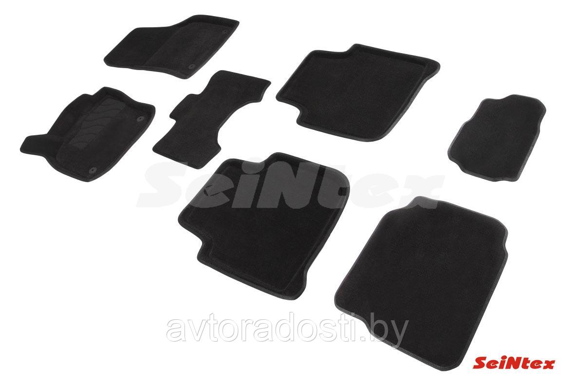 3D коврики ворсовые для Skoda Kodiaq (2016-) 7 мест / Шкода Кодиак [89818] (SeiNtex) - фото 1 - id-p111085424