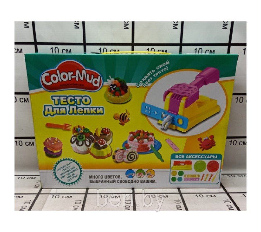 6615 Набор для лепки Color-mud +8 баночек теста, аналог Play-Doh - фото 2 - id-p111096578