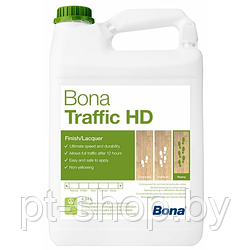 Двухкомпонентный паркетный лак Bona Traffic HD Satin (шелковисто-матовый) 4,95л