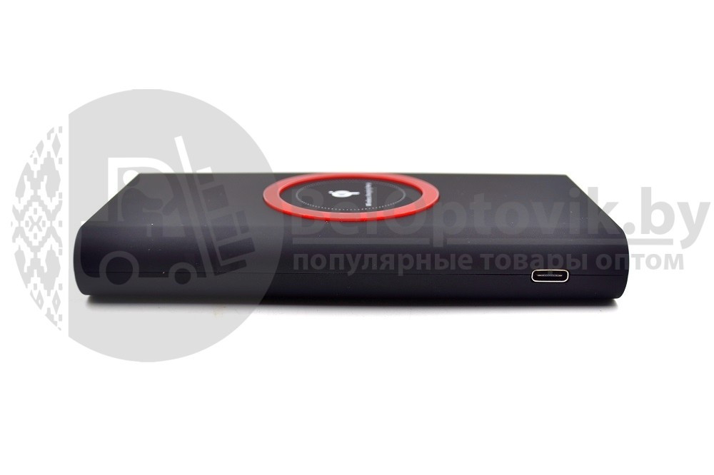 Беспроводная зарядка Power Bank Qi Compatible 10000 mAh Серый цвет - фото 5 - id-p111115587