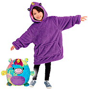 Толстовка с капюшоном и плюшевой игрушкой Huggle® Pet Hoodies Фиолетовый