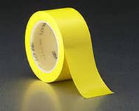 3М 471 Виниловая клейкая лента для контурной маркировки и разметки, 50 мм х 33 м, жёлтая