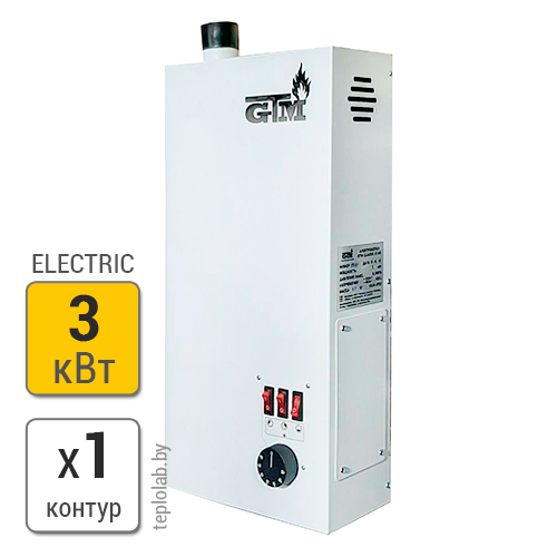 Электрический котел GTM Classic E100 3 кВт, 220 В