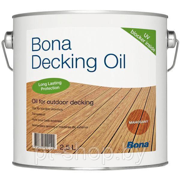 Масло для террасной доски Bona Decking Oil Mahogany (махогон) 2,5л