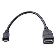 Мультимедийный кабель USB2.0 A розетка — Micro USB вилка (OTG) U4202 Perfeo