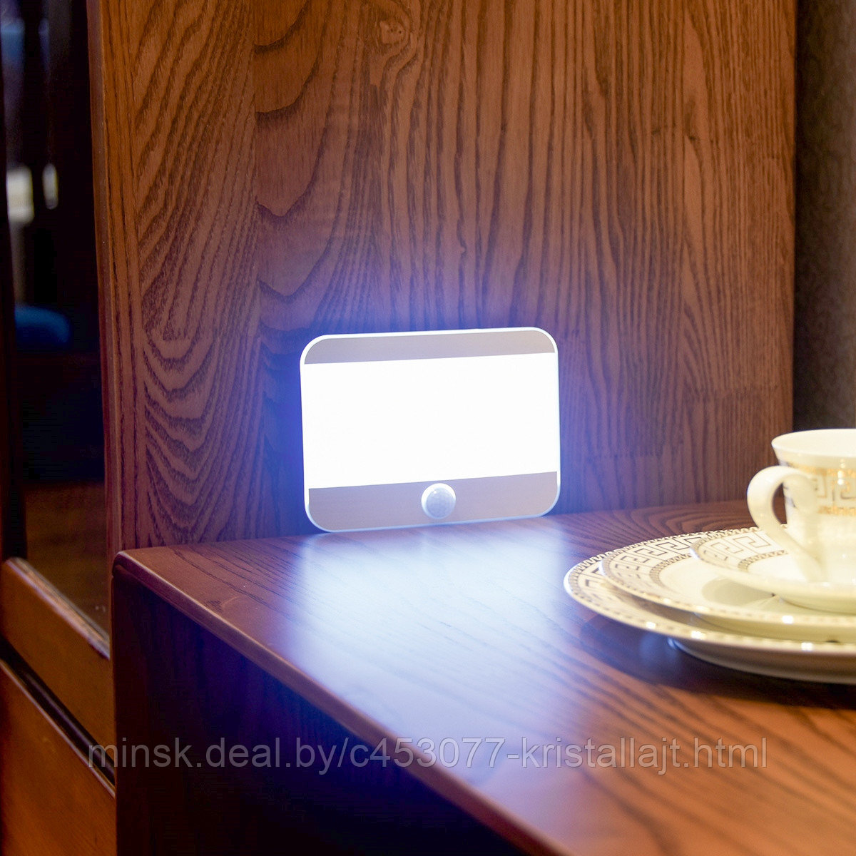 Автономный светодиодный светильник, CL-W01G2, серый, 1Вт, настенный, бесконтактный - фото 4 - id-p109280050